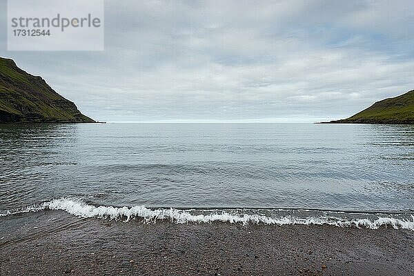 Strand  Brúnavík  Víknaslódir  Island  Europa