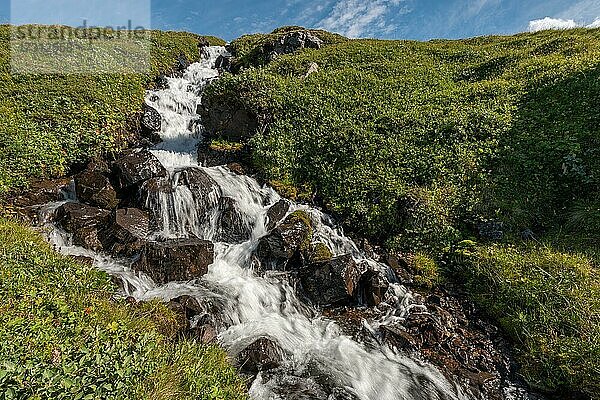 Bachlauf  Borgarfjörður  Island  Europa