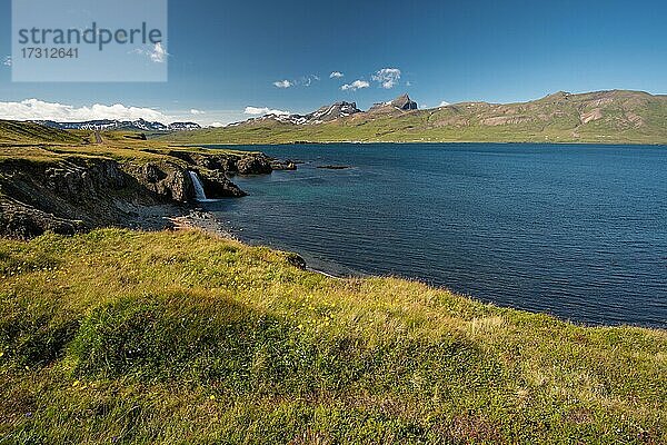 Borgarfjörður  Island  Europa