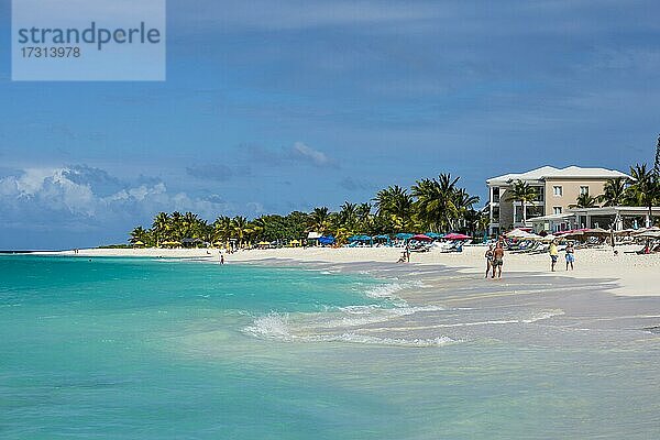 Weltklasse-Strand Shoal Bay East  Anguilla  Karibik  Britisches Überseegebiet  Großbritannien  Europa