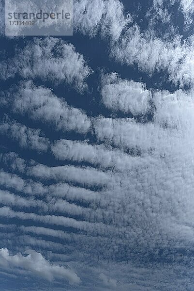 Wolkenformation  Bayern  Deutschland  Europa