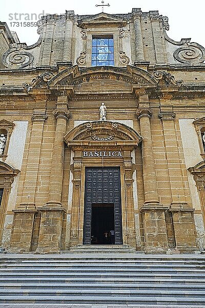 Basilika Madonna del Soccorso  Sciacca  Sizilien  Italien  Europa