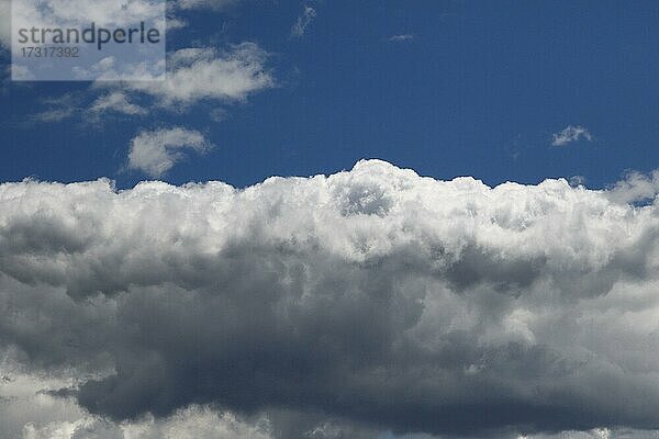 Gewitterwolken im Abendlicht  Provinz Quebec  Kanada  Nordamerika