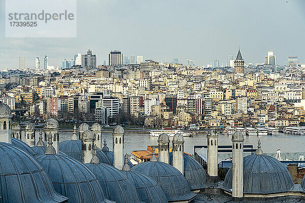 Türkei  Istanbul  Stadtbild der europäischen Seite von Istanbul