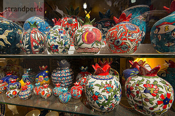 Asien_Naher Osten_Israel_Jerusalem_Alte Stadt_ Armenisches Keramik- und Töpferwarengeschäft