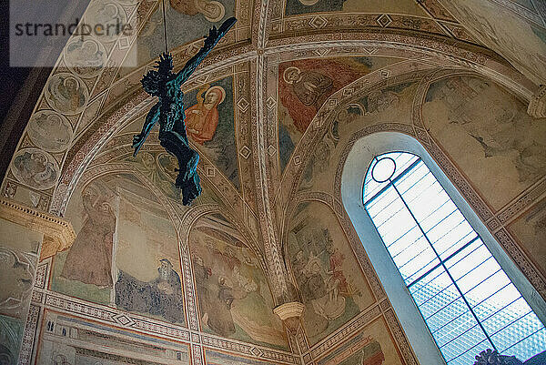 Europa  Italien  Toskana  Pienza  Kirche St. Franziskus