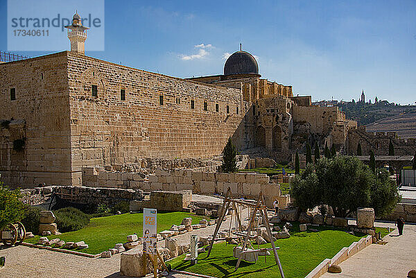 Asien  Naher Osten  Israel  Jerusalem  Ausgrabungen der Westmauer