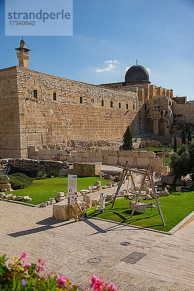 Asien  Naher Osten  Israel  Jerusalem  Ausgrabungen der Westmauer