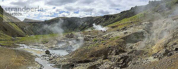 Hengill Geothermalgebiet  Hveragerði  Suðurland  Island  Europa