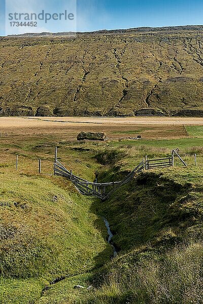 Schauplatz der Hrafnkell-Saga  Aðalból  Hrafnkelsdal  Ostisland  Island  Europa