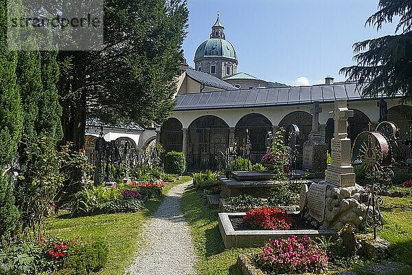 Petersfriedhof  Friedhof des Stiftes Sankt Peter  Salzburg  Österreich  Europa