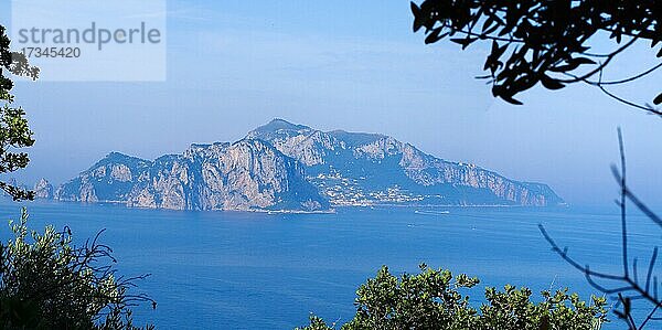 Insel Capri  Punta Campanella  Kalabrien  Italien  Europa