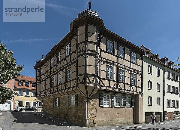 Fachwerkgebäude von 14609  Bamberg  Oberfranken  Bayern  Deutschland  Europa