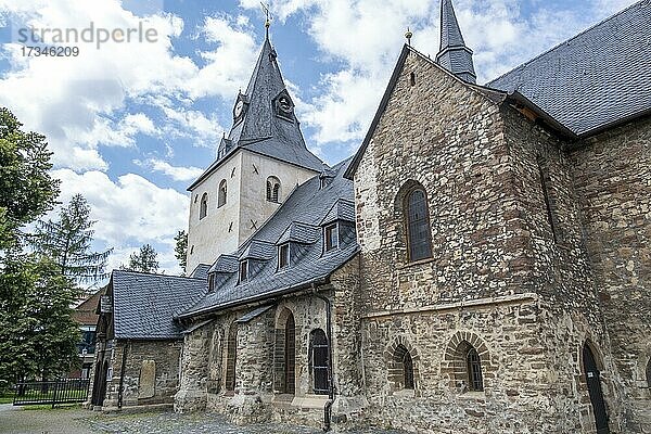 Evangelische St.-Johannis-Kirche in Wernigerode  Sachsen-Anhalt  Deutschland  Europa