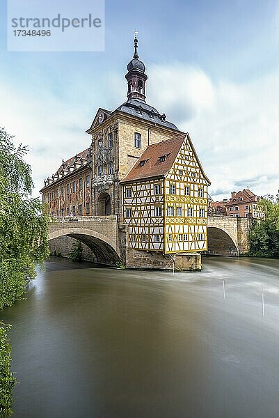 Altes Rathaus  gehört zum Unesco-Welterbe  Bamberg  Bayern  Deutschland  Europa