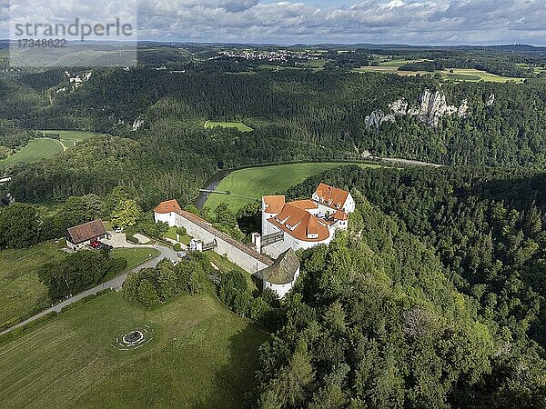 Burg Wildenstein  Leibertingen  Oberes Donautal  Baden-Württemberg  Deutschland  Europa