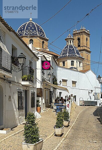 Kirche Nüstra Señora del Consuelo Consuelo (Unsere Liebe Frau des Trostes)  Altstadt von Altea  Spanien  Europa