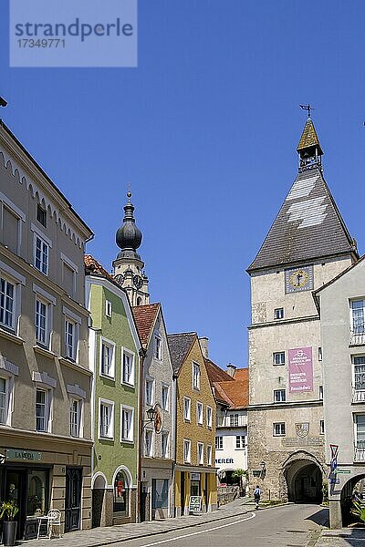 Stadttor  Braunau am Inn  Innviertel  Oberösterreich  Österreich  Europa