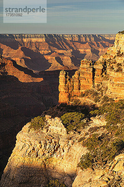 Blick vom Cape Royal  North Rim  Grand Canyon National Park  UNESCO Weltkulturerbe  Arizona  Vereinigte Staaten von Amerika  Nordamerika