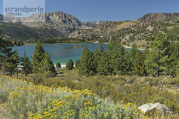 June Lake  Sierra Nevada  Mono County  Kalifornien  Vereinigte Staaten von Amerika  Nord-Amerika