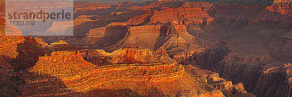 Grand Canyon am Südrand  Grand Canyon National Park  UNESCO-Weltkulturerbe  Arizona  Vereinigte Staaten von Amerika  Nordamerika