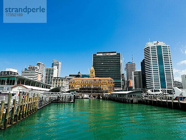 The Ferry Building  Fährterminal von Auckland  Region Auckland  Nordinsel  Neuseeland  Ozeanien