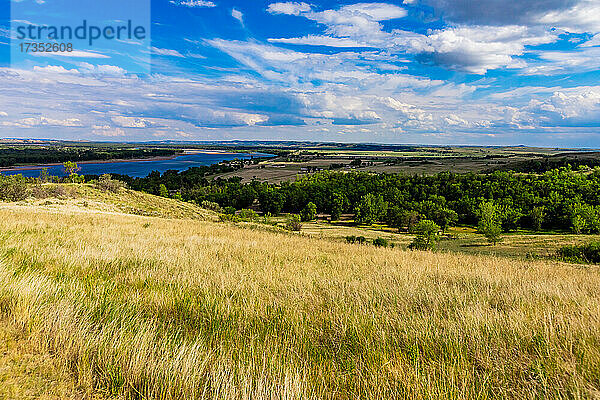 Blick auf die Landschaft in Fargo  North Dakota  Vereinigte Staaten von Amerika  Nordamerika