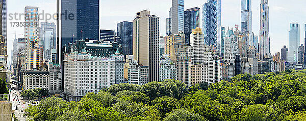 USA  New York  New York City  öffentlicher Park im Finanzviertel