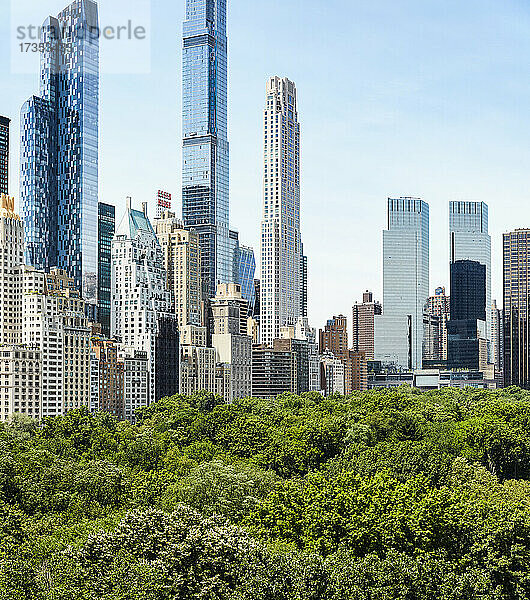 USA  New York  New York City  öffentlicher Park im Finanzviertel