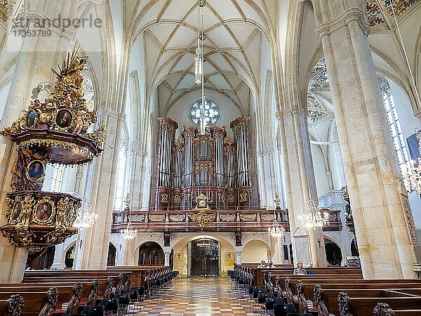 Grazer Dom  Orgel  Innenansicht  Graz  Steiermark  Österreich  Europa