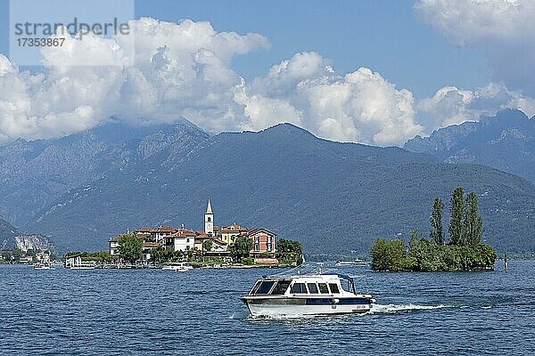 Isola dei Pescatori  Stresa  Lago Maggiore  Piemont  Italien  Europa