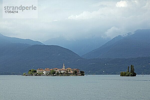 Isola dei Pescatori  Stresa  Lago Maggiore  Piemont  Italien  Europa