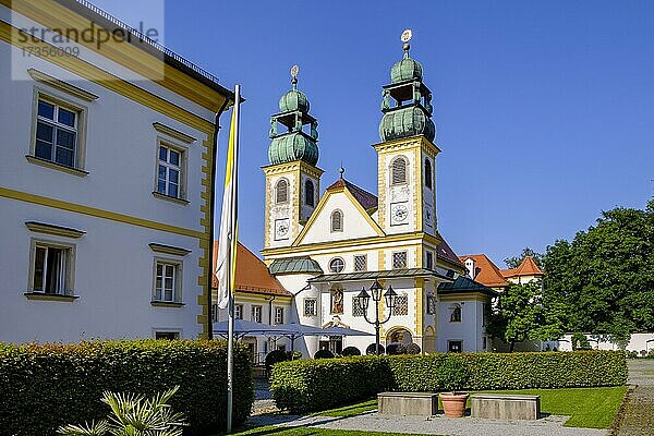 Wallfahrtskirche Mariahilf  Passau  Niederbayern  Bayern  Deutschland  Europa