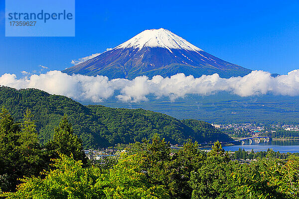 Schöne Aussicht auf den Berg Fuji