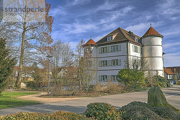 Wasserschloss in Bad Rappenau; im Landkreis Heilbronn  Baden-Württemberg; Deutschland  Europa.