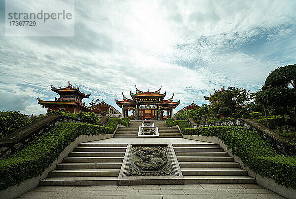 Blick auf den Tin-Hau-Tempel in Macao