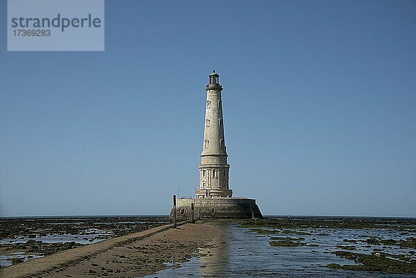 Leuchtturm von Cordouan  gehört zum Unesco-Welterbe  Le Verdon-sur-Mer  Département Gironde  Nouvelle-Aquitaine  Frankreich  Europa