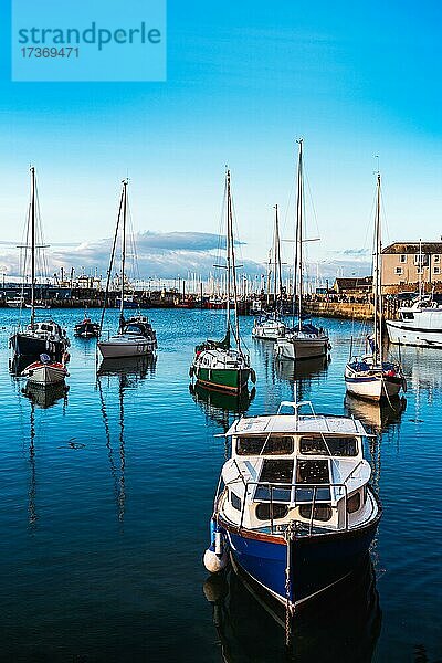 Brixham Marina and Harbour  Torbay  Devon  England  Großbritannien  Europa