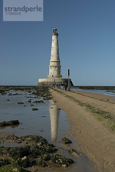 Leuchtturm von Cordouan  gehört zum Unesco-Welterbe  Le Verdon-sur-Mer  Département Gironde  Nouvelle-Aquitaine  Frankreich  Europa