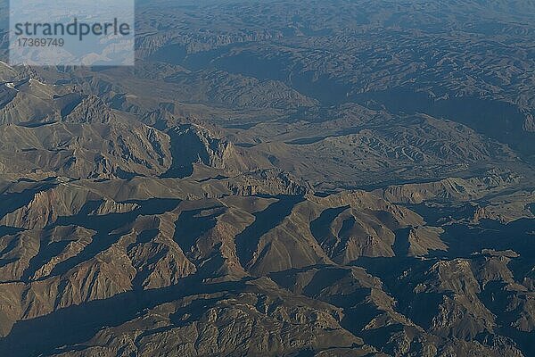 Luftaufnahme  um Bamyan  Afghanistan  Asien