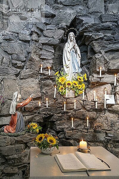 Kapelle Maria Lourdes am Fünfländerblick  Eggersriet  St. Gallen  Schweiz  Europa