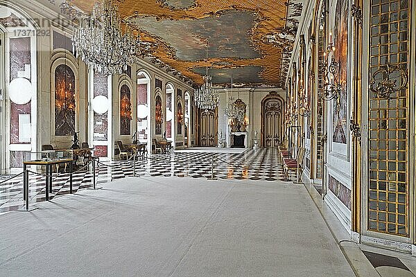 Marmorgalerie  Neues Palais  Schloss Sanssouci  Potsdam  Brandenburg  Deutschland  Europa