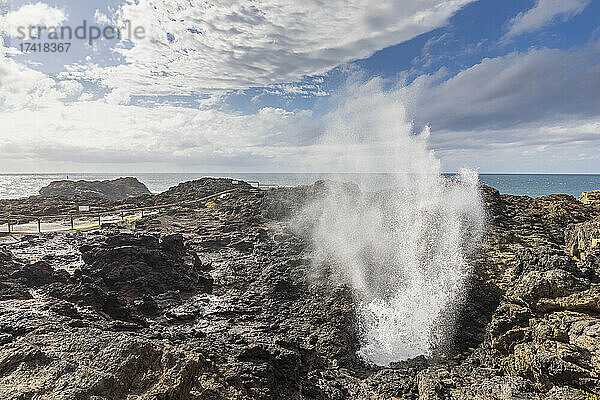 Spray von Kiama Blowhole Point