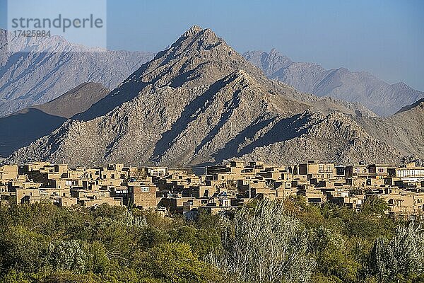 Bergdorf im Panjshir-Tal  Afghanistan  Asien