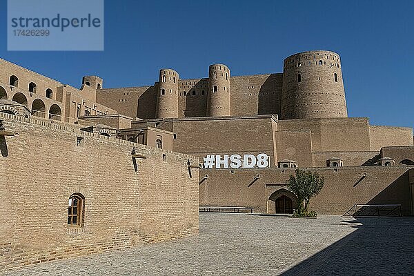 Die Zitadelle von Herat  Herat  Afghanistan  Asien