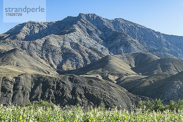 Berglandschaft  Panjshir-Tal  Afghanistan  Asien