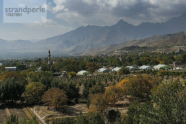 Schloss Paghman Hill und Gärten  Kabul  Afghanistan  Asien