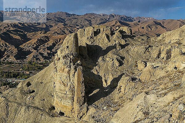 Ruinen von Shahr-e Gholghola oder Stadt der Schreie  Bamyan  Afghanistan  Asien