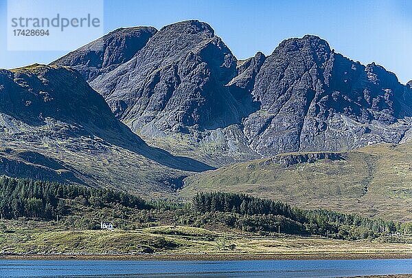 Schwarzer Cuillin-Kamm  Isle of Skye  Schottland  UK