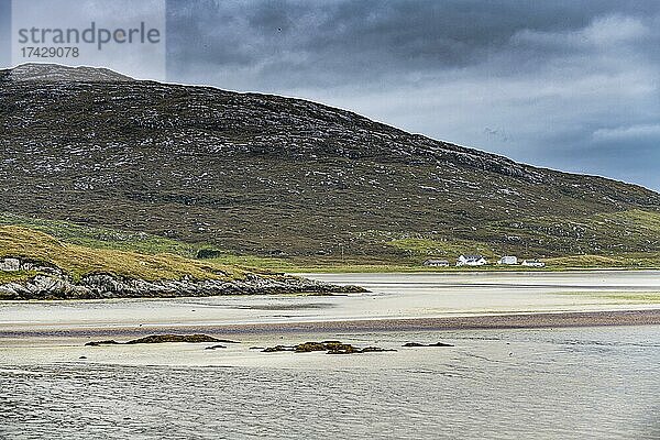 Luskentyre Beach  Insel Harris  Äußere Hebriden  Schottland  UK